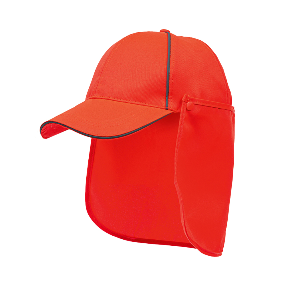 Linoq Hi-Viz Basecap mit Nackenschutz