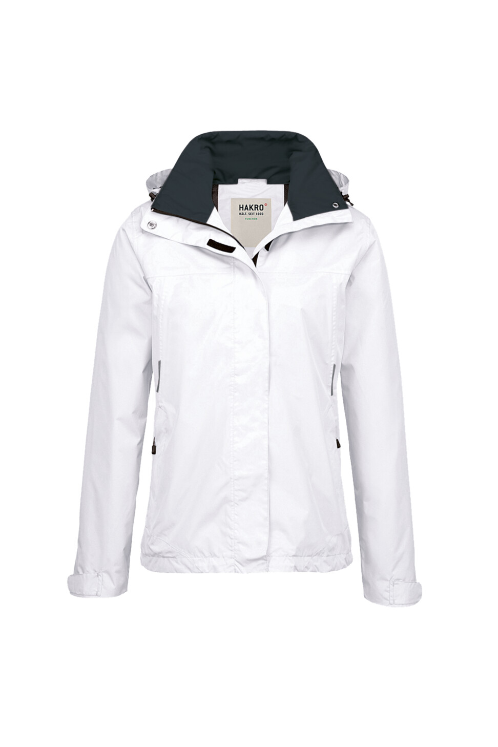 Hakro Damen Regenjacke Colorado 001-weiss XS Hakro Damen Regenjacke Colorado 001-weiss XS