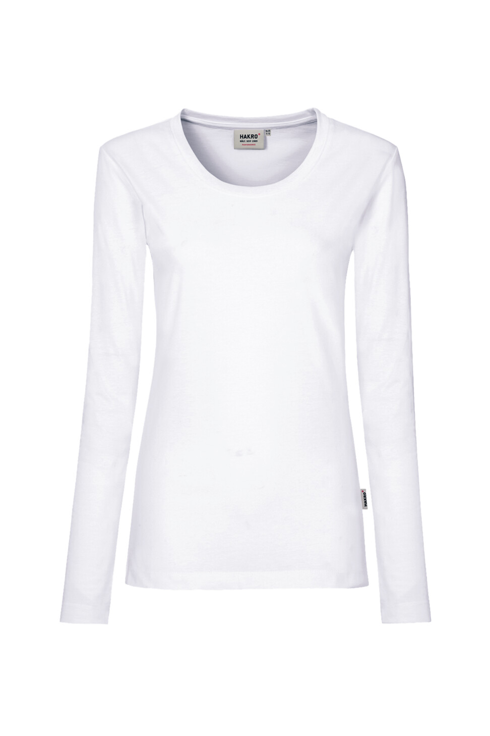 Hakro Damen Longsleeve Mikralinar 001-weiss XS