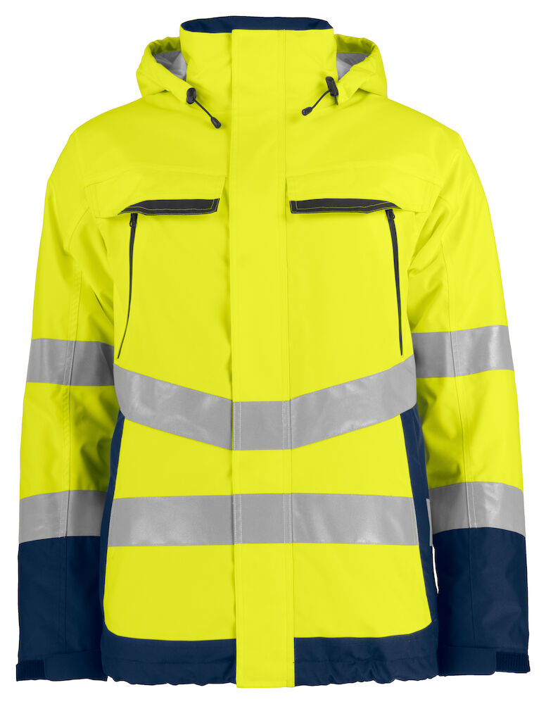 6441 GEFÜTTERTER WIND- UND WASSERDICHTER WARNSCHUTZ PARKA EN ISO 20471 KLASSE 3 / EN ISO 343 10 gelb/marine hv 4XL 6441 GEFÜTTERTER WIND- UND WASSERDICHTER WARNSCHUTZ PARKA EN ISO 20471 KLASSE 3 / EN ISO 343 10 gelb/marine hv 4XL