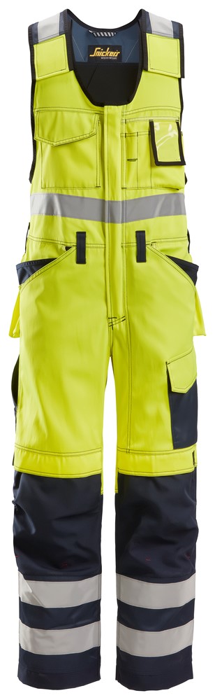 6695 - High Visibility Yellow - Navy