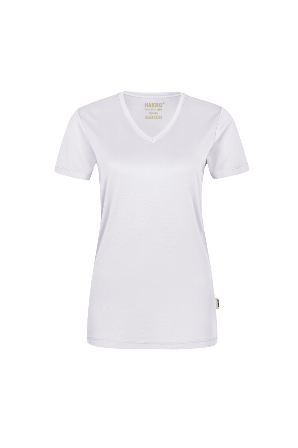 Hakro V-Shirt Damen Coolmax 001-weiss XS