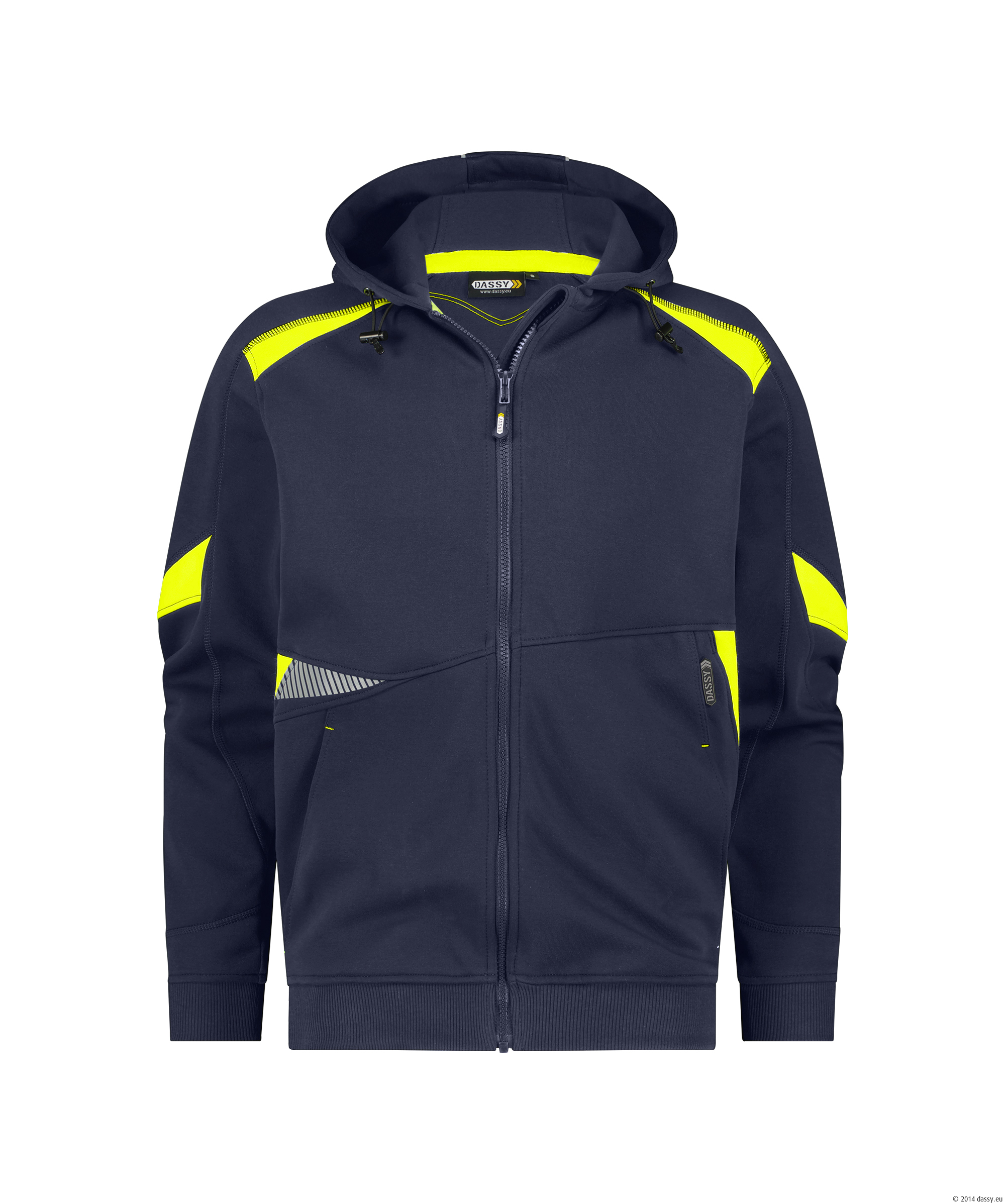 DASSY® Santos 6895-nachtblau-neongelb XS DASSY® Santos 6895-nachtblau-neongelb XS