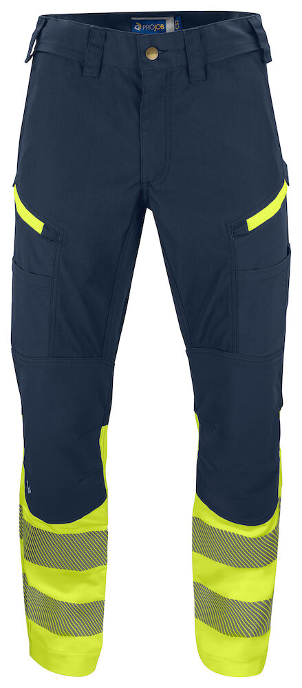 6528 STRETCH ARBEITSHOSE EN ISO 20471 KLASSE 1 MODERNER SCHNITT 10 gelb/marine hv C44, Standard 6528 STRETCH ARBEITSHOSE EN ISO 20471 KLASSE 1 MODERNER SCHNITT 10 gelb/marine hv C44, Standard