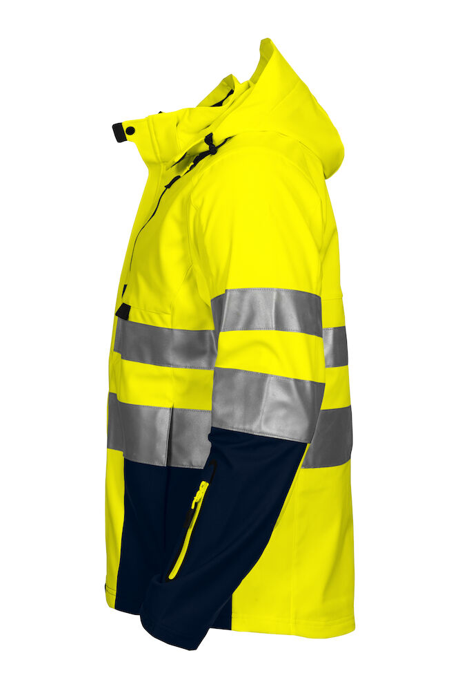 6419 FUNKTIONNELLE SOFTSHELL-JACKE EN ISO 20471 KLASSE 3/2 10 gelb/marine hv 4XL 6419 FUNKTIONNELLE SOFTSHELL-JACKE EN ISO 20471 KLASSE 3/2 10 gelb/marine hv 4XL