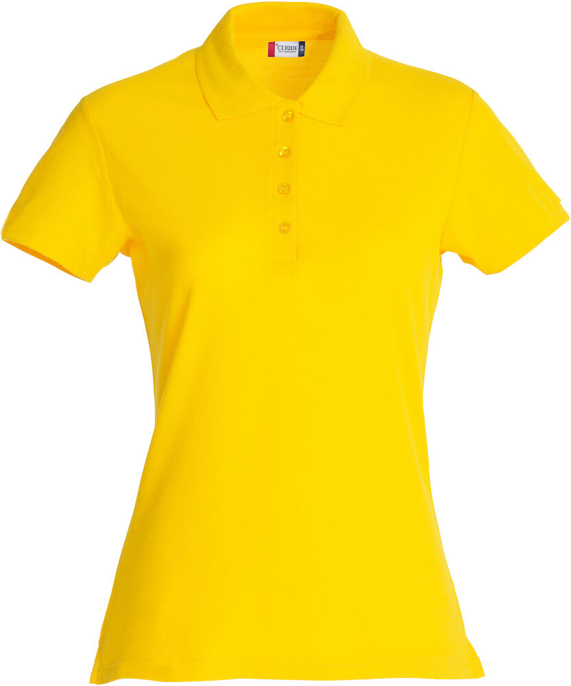 Basic Polo Women 10 zitrone XS