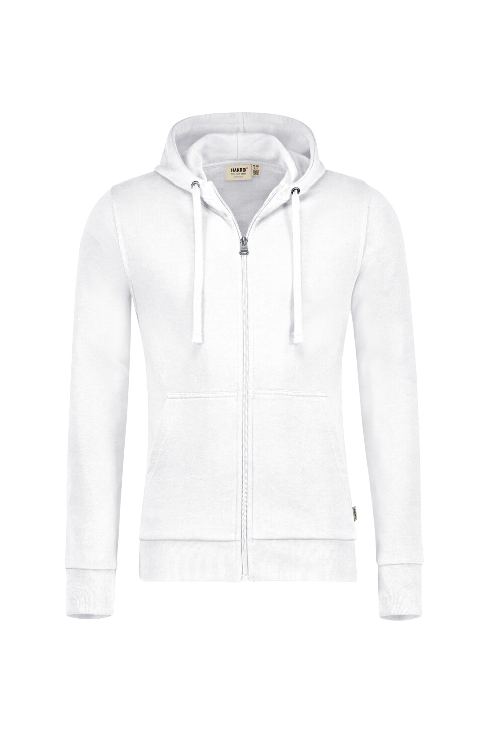 Hakro Kapuzen-Sweatjacke Premium 001-weiss XS Hakro Kapuzen-Sweatjacke Premium 001-weiss XS