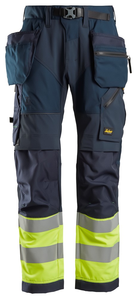 9566 - Navy - High Visibility Yellow