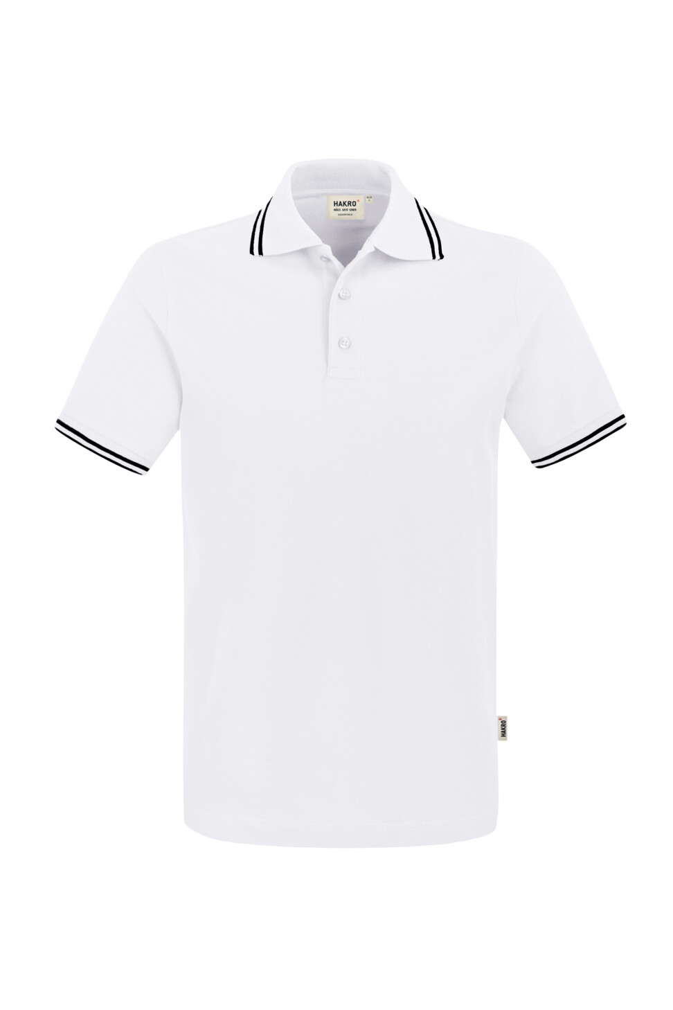 Hakro Poloshirt Twin-Stripe 001-weiss XS