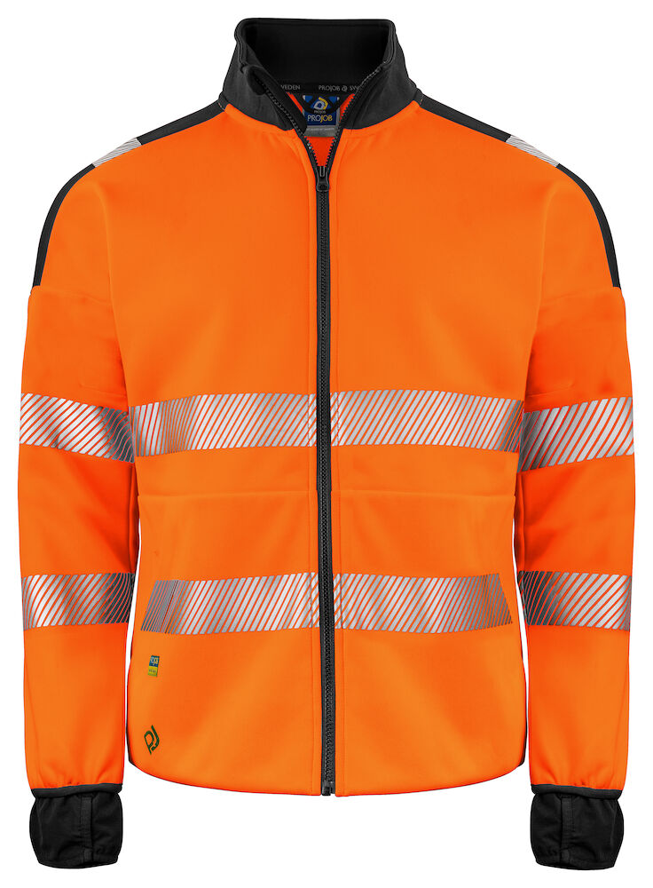 6109 FULL ZIP SWEAT JACKE EN ISO 20471 KLASSE 3/2