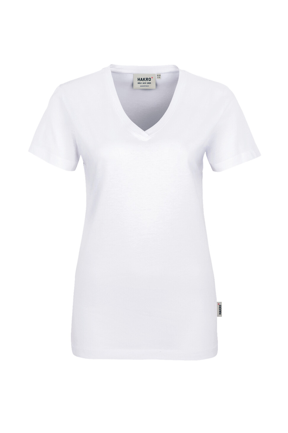 Hakro Damen V-Shirt Classic 001-weiss XS Hakro Damen V-Shirt Classic 001-weiss XS