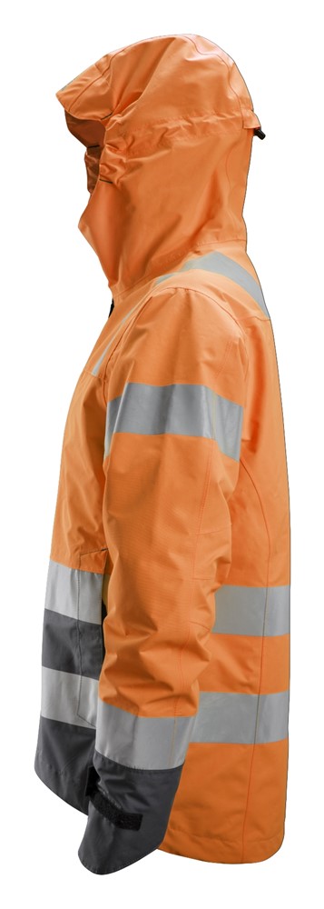Wasserdichte Warnschutz-Softshell-Jacke, Warnschutzklasse 3 Wasserdichte Warnschutz-Softshell-Jacke, Warnschutzklasse 3