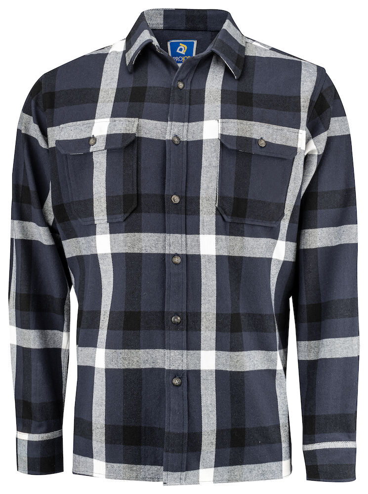 5212 FLANELLHEMD 58 marineblau 4XL
