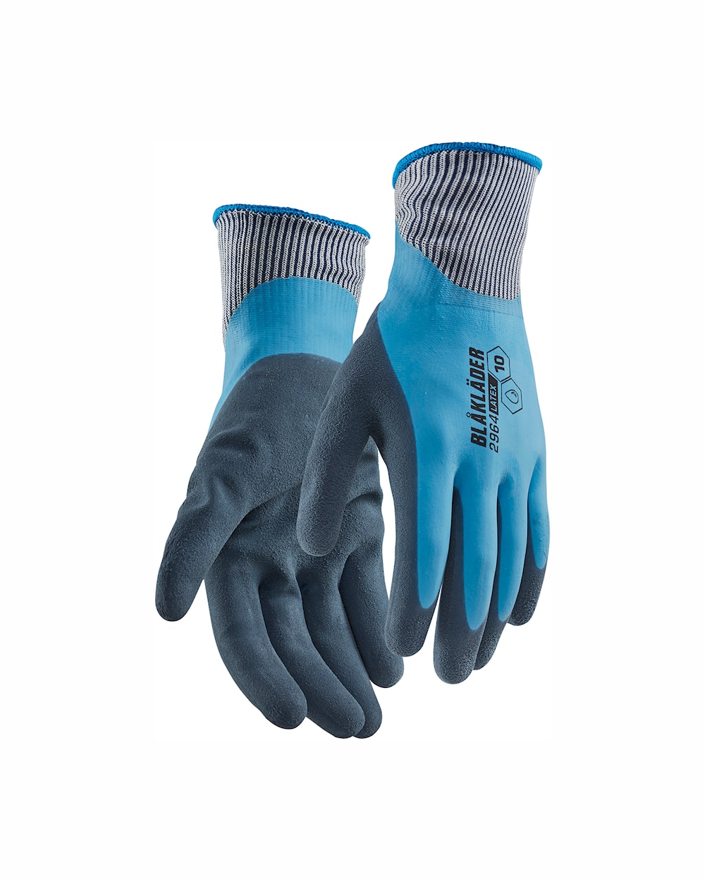 Arbeitshandschuh Latexbeschichtet WasserdichtOzeanblau 9