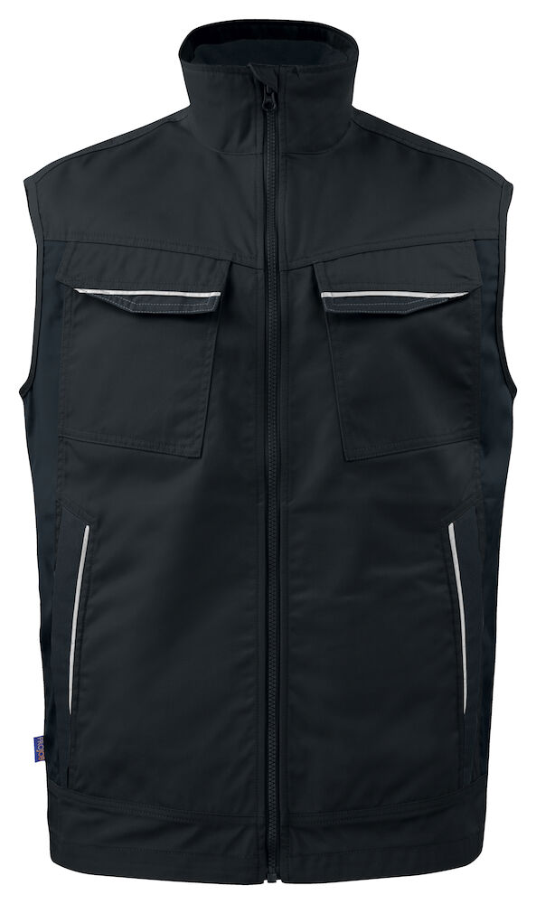 5706 WESTE MIT KONTRASTELEMENTEN 99 schwarz 4XL 5706 WESTE MIT KONTRASTELEMENTEN 99 schwarz 4XL