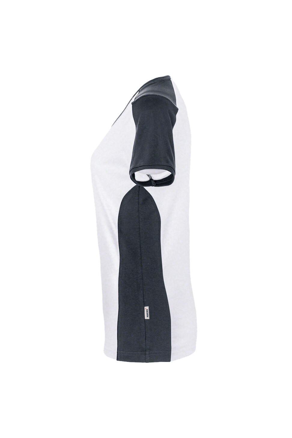 Hakro V-Shirt Damen Mikralinar 001028-weiss/anthrazit XS Hakro V-Shirt Damen Mikralinar 001028-weiss/anthrazit XS