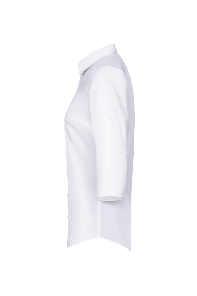 Hakro 3/4-Arm-Vario Mikralinar Bluse 001-weiss XS Hakro 3/4-Arm-Vario Mikralinar Bluse 001-weiss XS