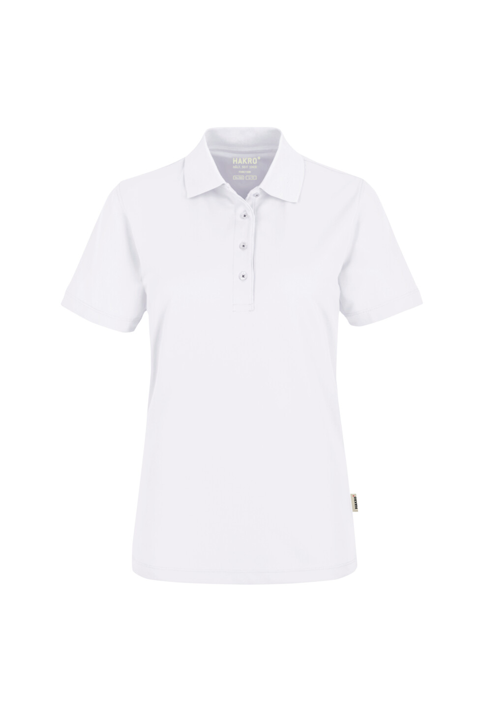 Hakro Coolmax Damen Poloshirt 001-weiss XS