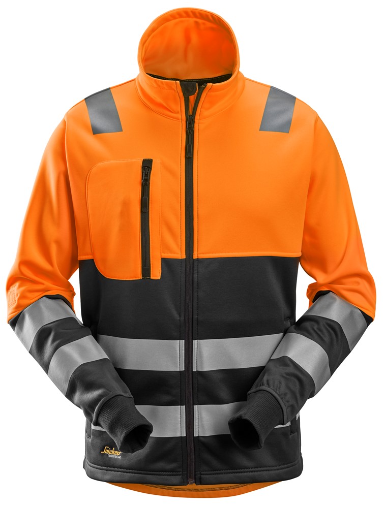 High-Vis-Jacke mit durchgehendem Reißverschluss, Warnschutzklasse 2 High-Vis-Jacke mit durchgehendem Reißverschluss, Warnschutzklasse 2