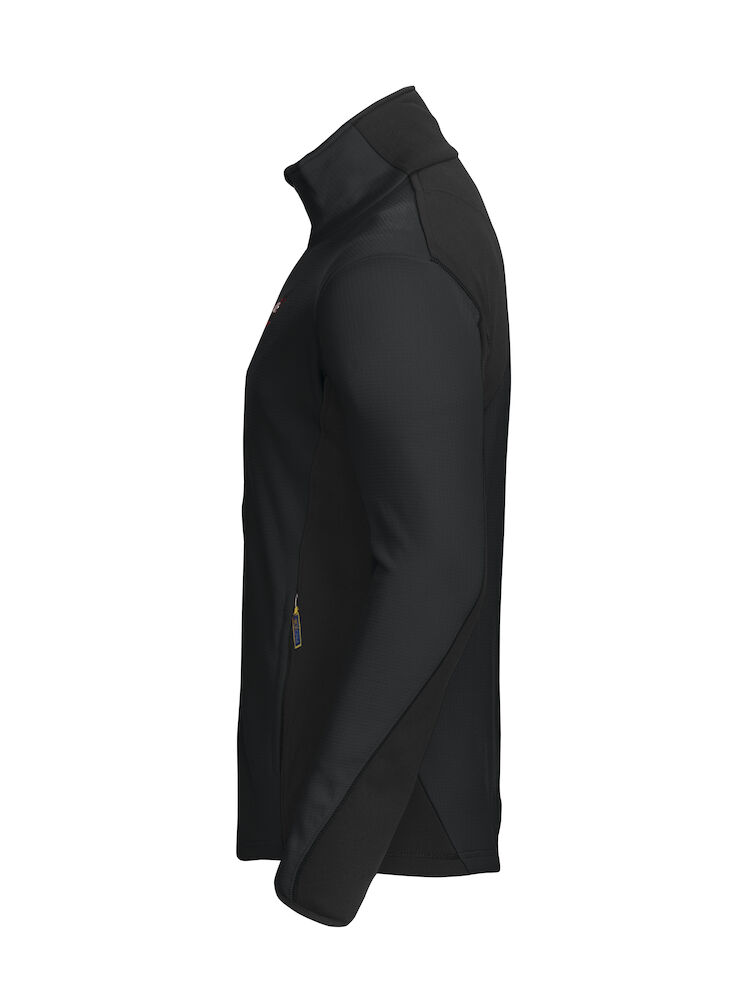 3307 MICROFLEECE JACKE IN RIPSTOP OPTIK MIT KONTRAST 99 schwarz XS 3307 MICROFLEECE JACKE IN RIPSTOP OPTIK MIT KONTRAST 99 schwarz XS