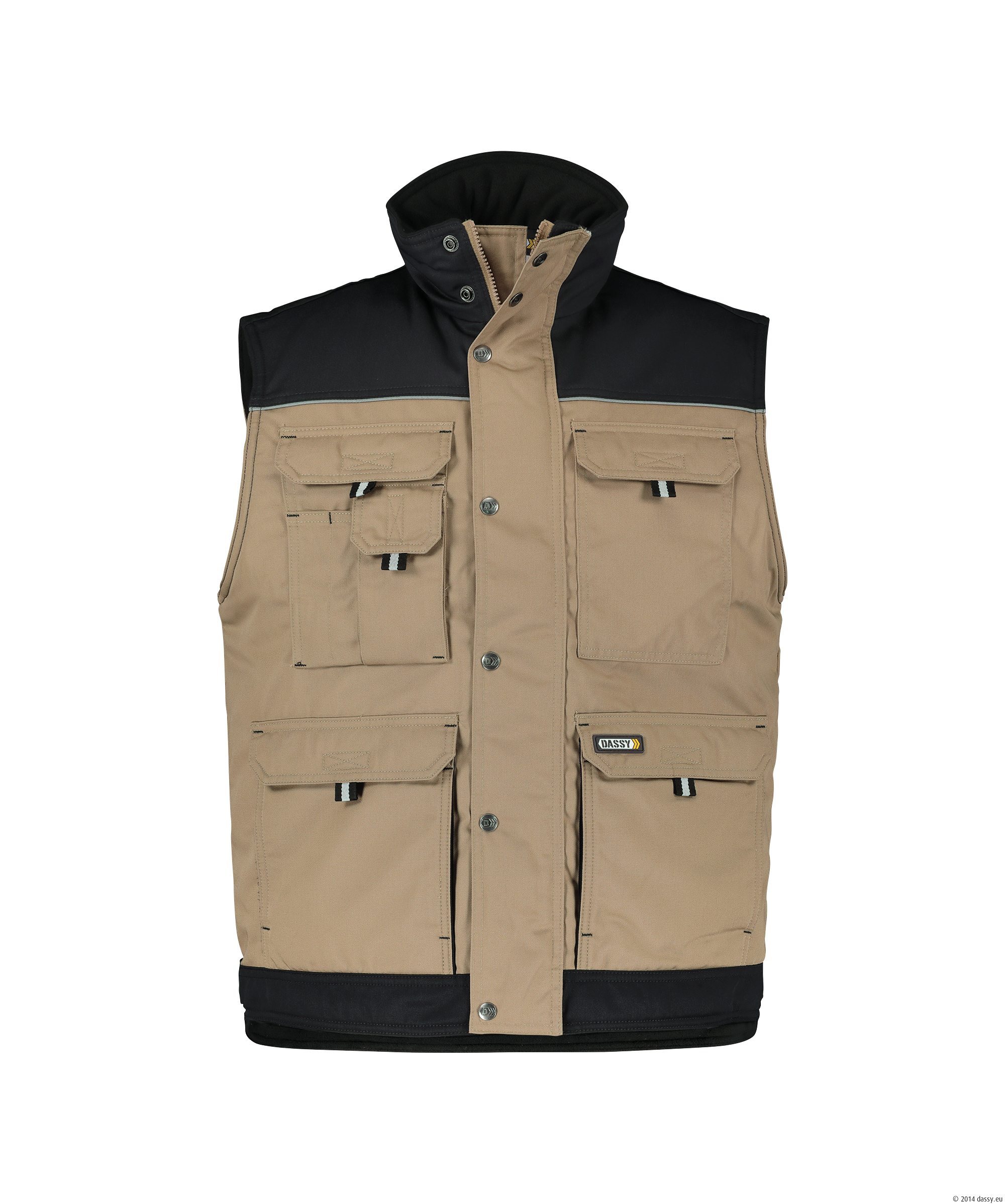 DASSY® Hulst 6571-khaki-schwarz XS DASSY® Hulst 6571-khaki-schwarz XS