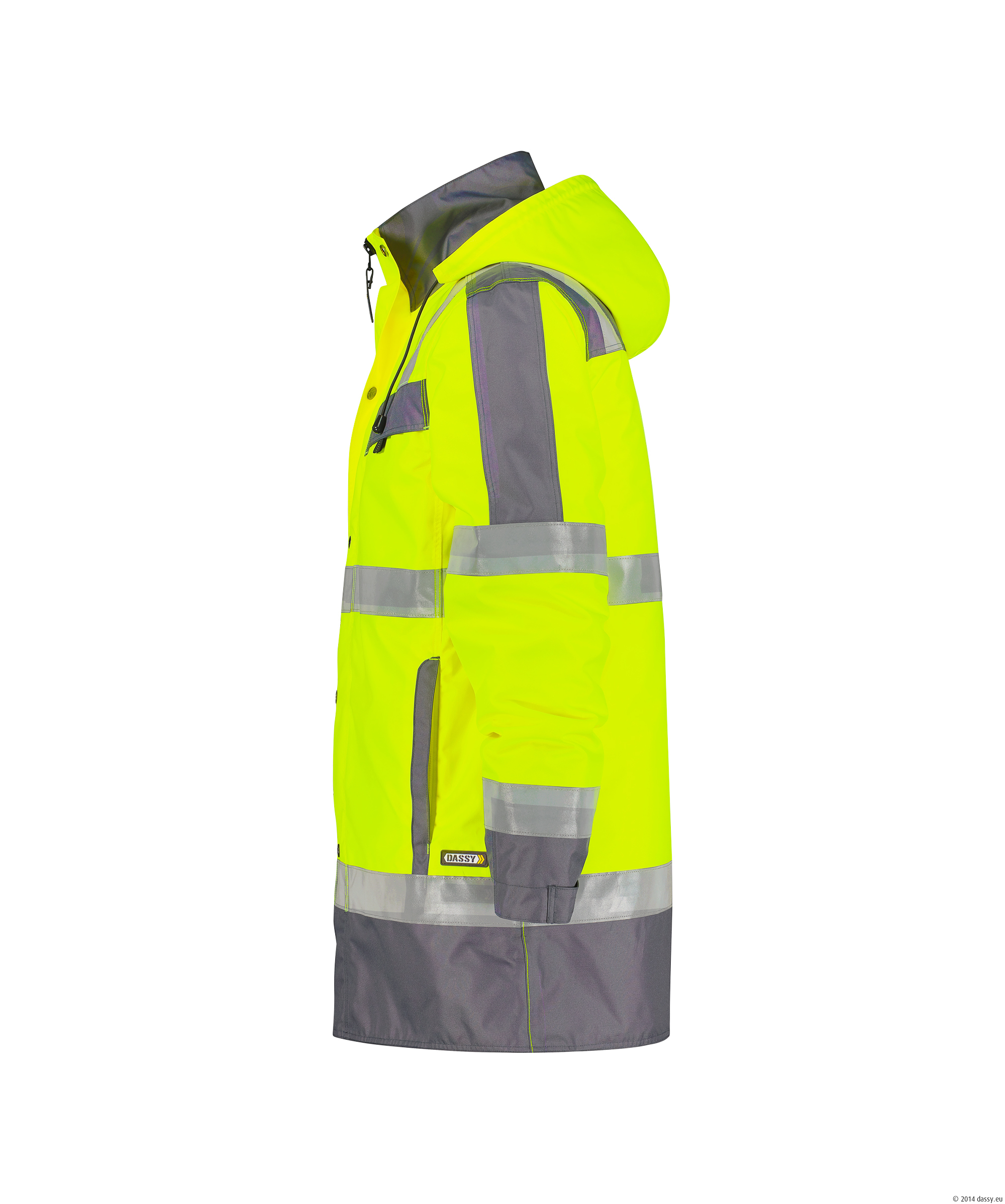 DASSY® Limasol 6941-neongelb-zementgrau XS DASSY® Limasol 6941-neongelb-zementgrau XS