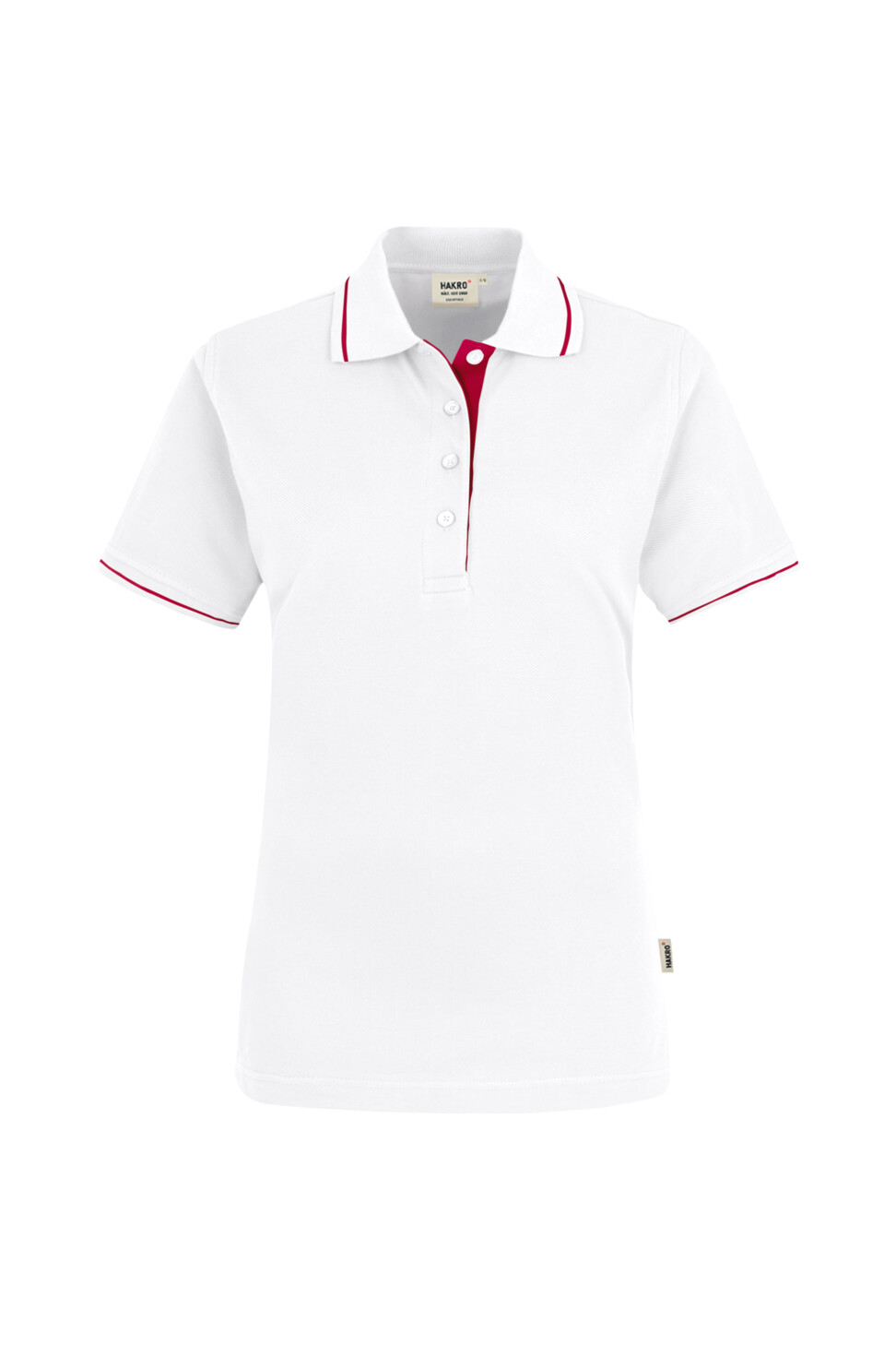 Hakro Casual Damen Poloshirt 001-weiss XS Hakro Casual Damen Poloshirt 001-weiss XS