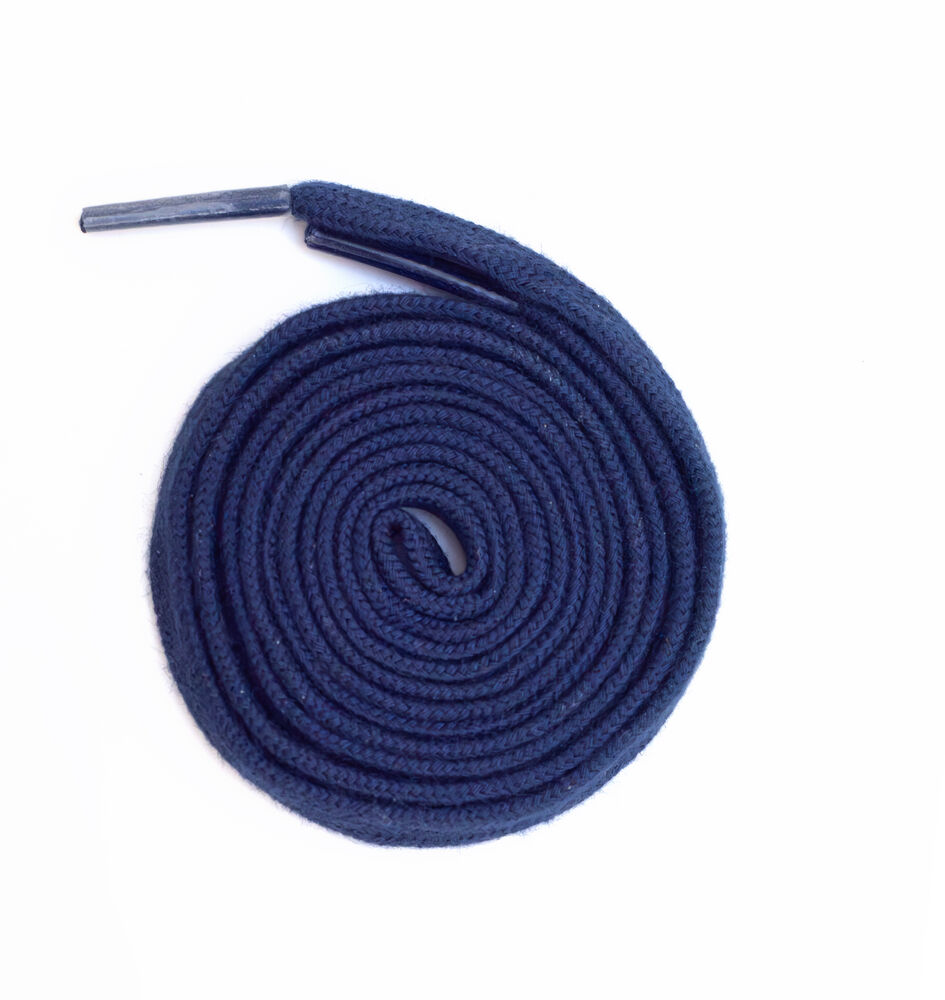 PRINTER SHOE LACES NAVY ONE SIZE