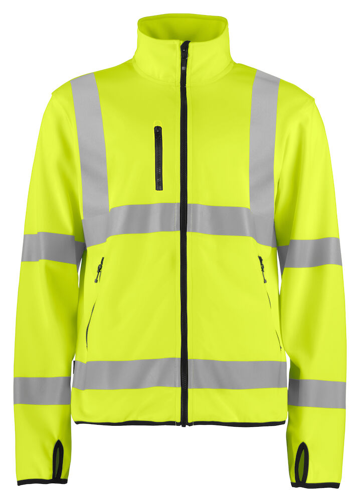 6105 LEICHTE WARNSCHUTZ SOFTSHELL JACKE EN ISO 20471 KLASSE 3 11 gelb/schwarz hv 4XL 6105 LEICHTE WARNSCHUTZ SOFTSHELL JACKE EN ISO 20471 KLASSE 3 11 gelb/schwarz hv 4XL
