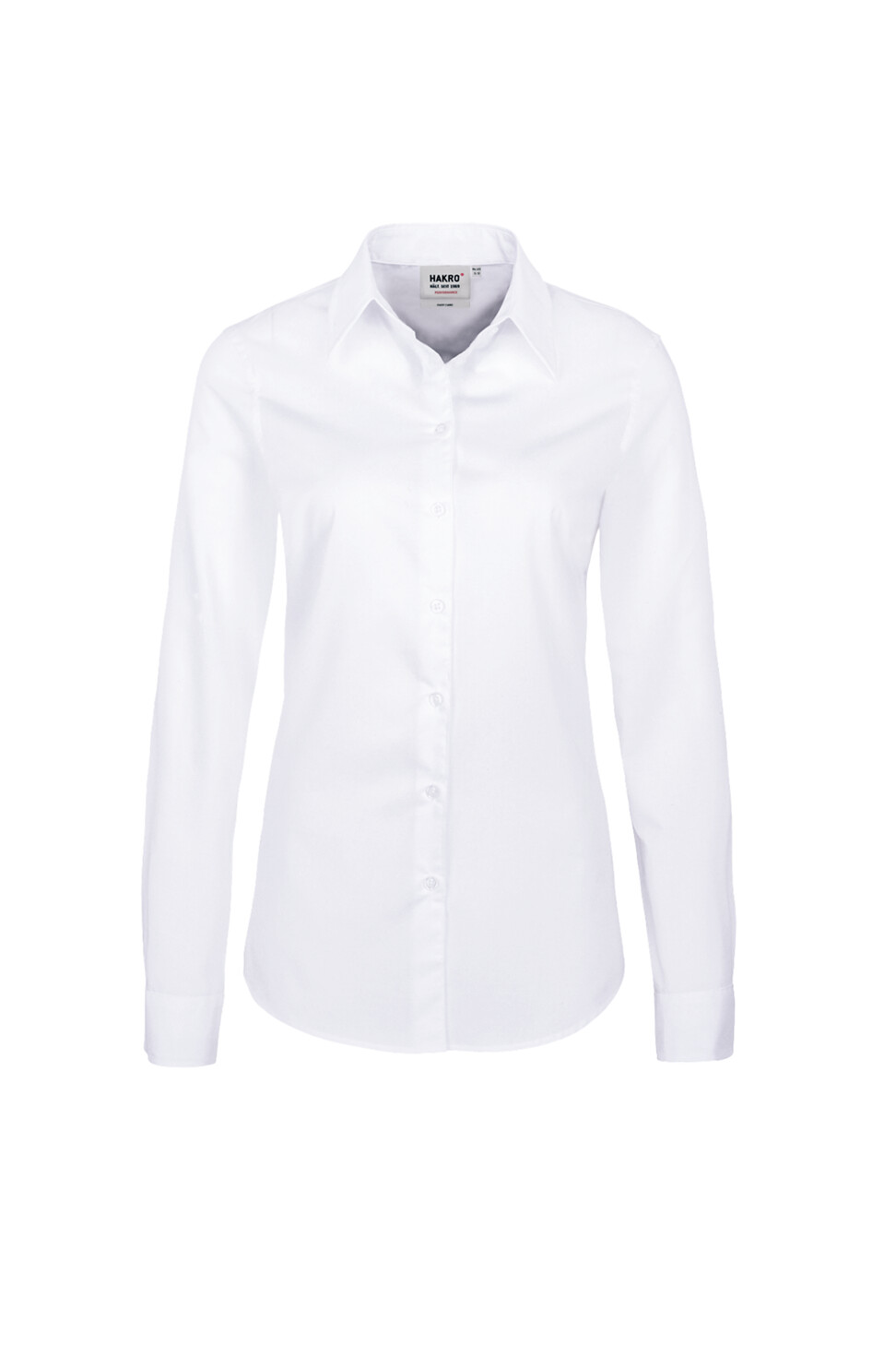 Hakro Langarm Mikralinar Bluse 001-weiss 2XS Hakro Langarm Mikralinar Bluse 001-weiss 2XS