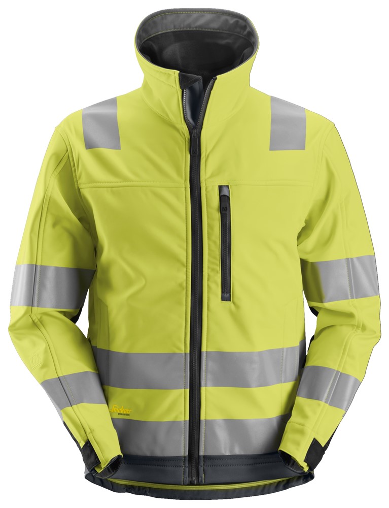 6658 - High Visibility Yellow - Steel Grey