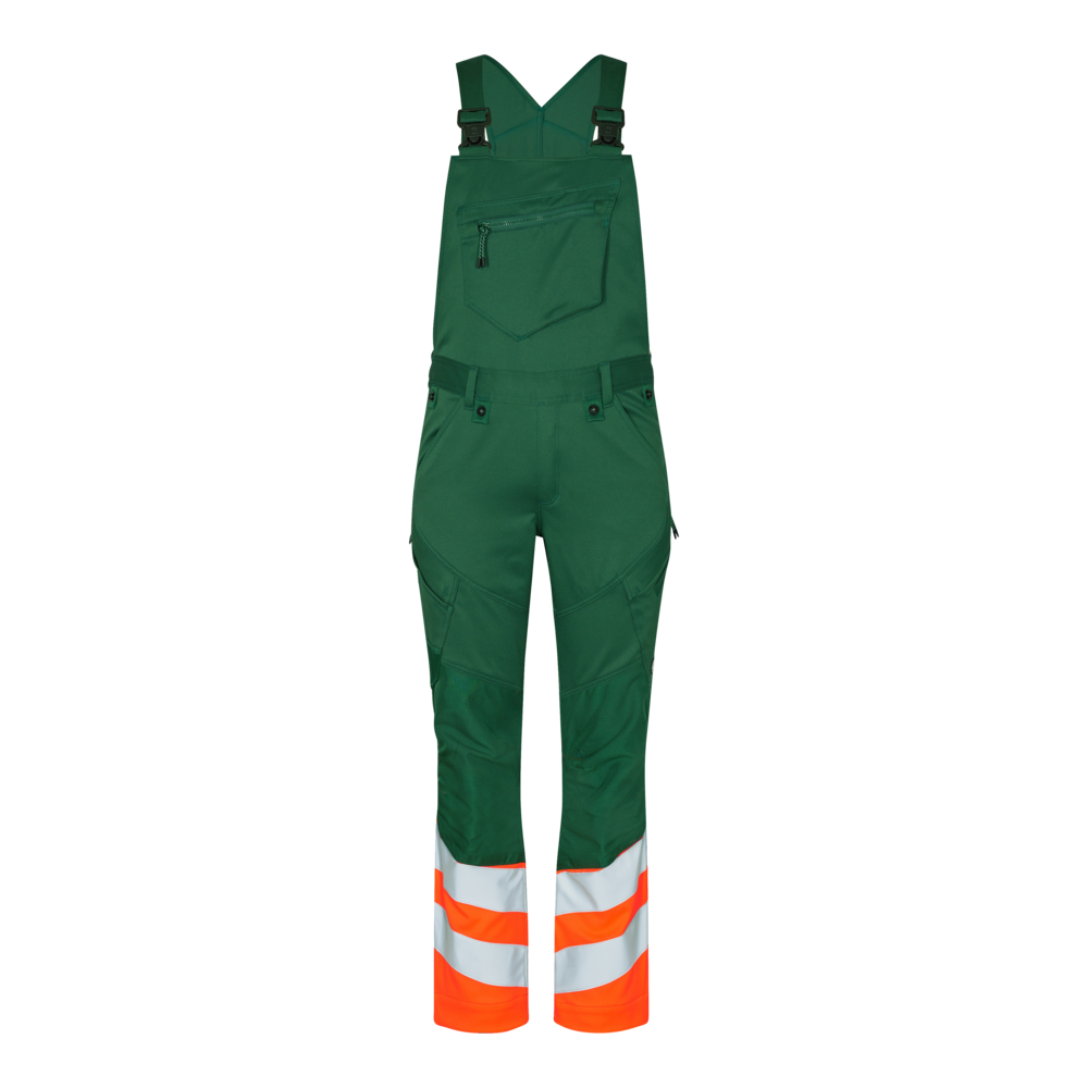 Safety Latzhose 110 grün/orange CH36, Standard Safety Latzhose 110 grün/orange CH36, Standard