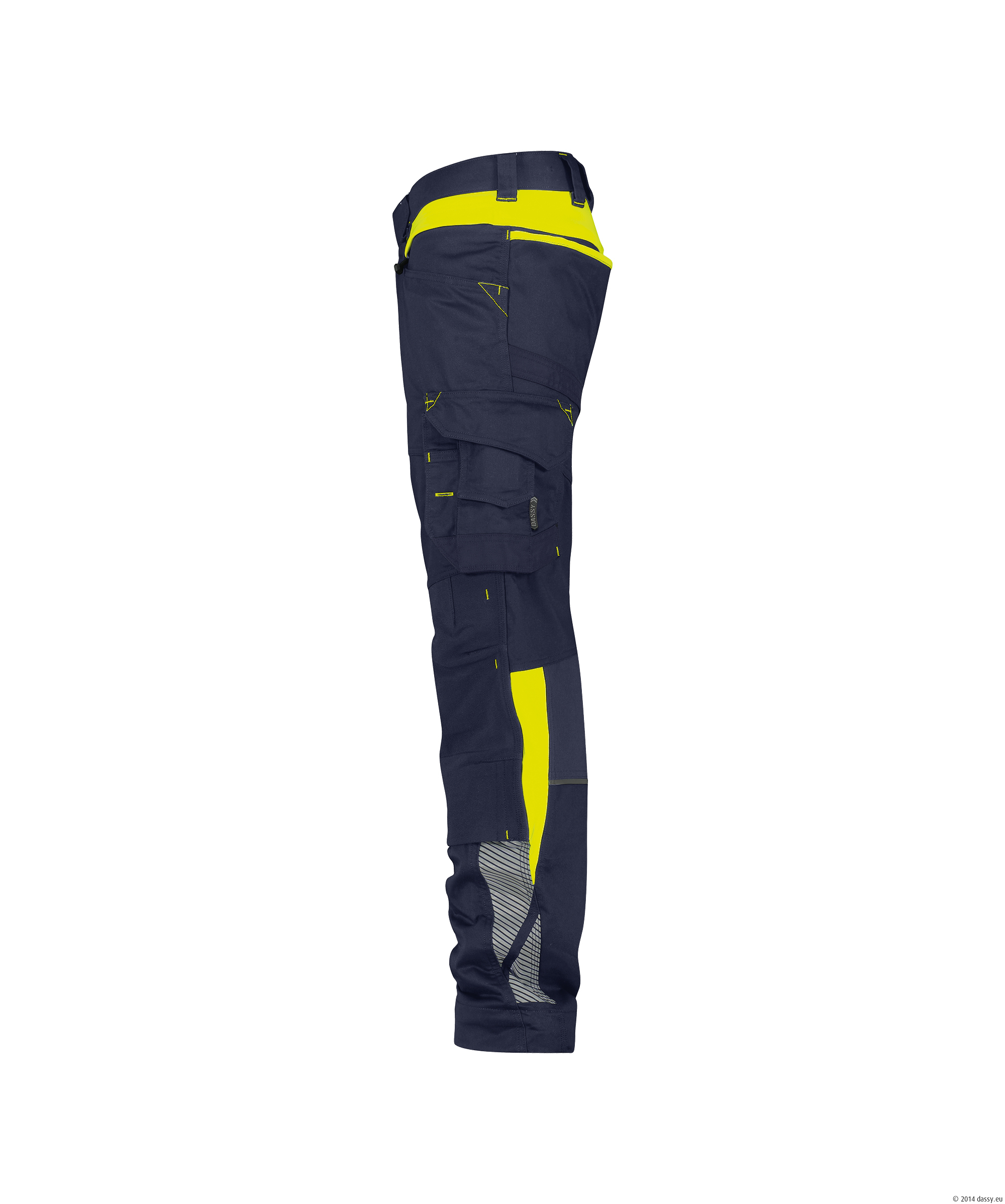 DASSY® Canton 6895-nachtblau-neongelb Minus, 40 DASSY® Canton 6895-nachtblau-neongelb Minus, 40