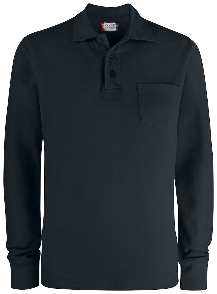 Basic Polo Pocket L/S