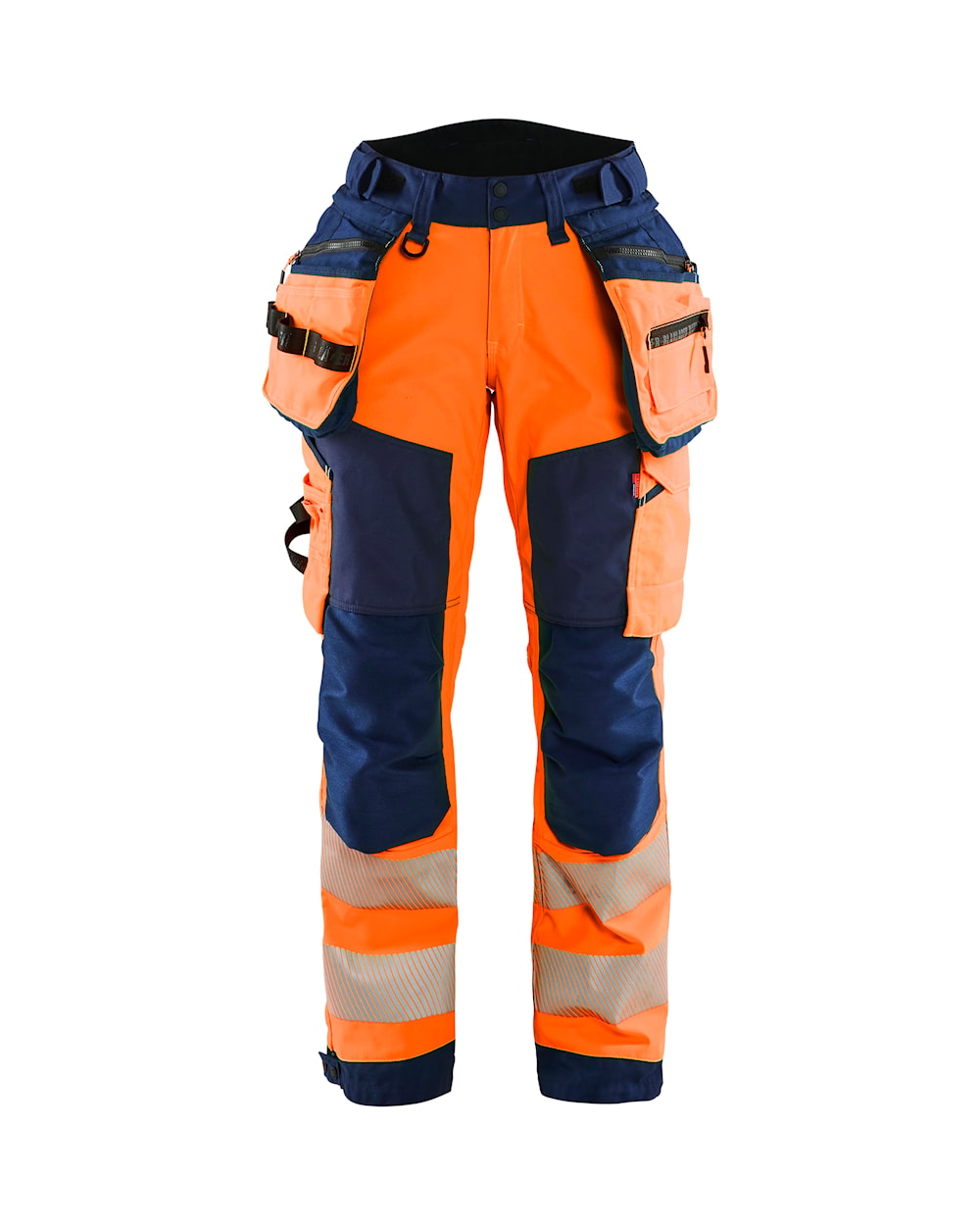 High Vis Orange/Marineblau