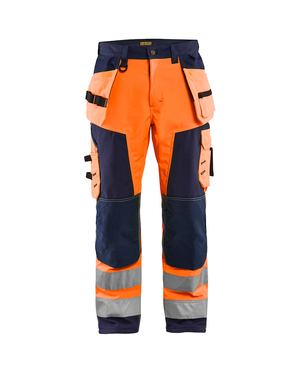 High Vis Orange/Marineblau