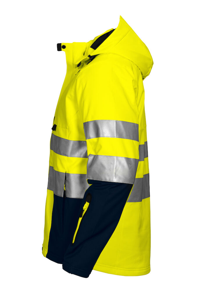 6420 GEFÜTTERTE SOFTSHELL-JACKE EN ISO 20471 KLASSE 3/2 10 gelb/marine hv 4XL 6420 GEFÜTTERTE SOFTSHELL-JACKE EN ISO 20471 KLASSE 3/2 10 gelb/marine hv 4XL