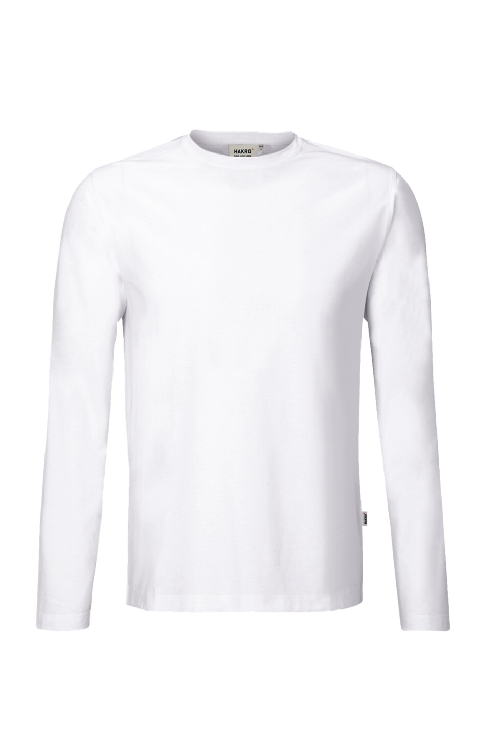 Hakro Longsleeve Mikralinar Langarmshirt 001-weiss XS Hakro Longsleeve Mikralinar Langarmshirt 001-weiss XS