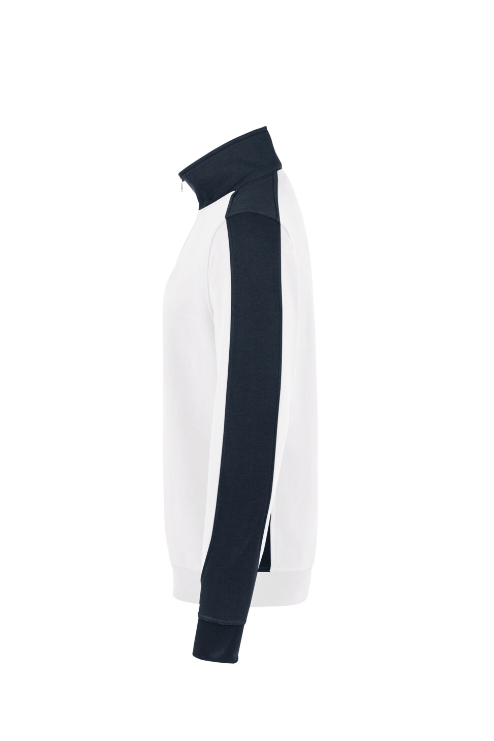 Hakro Mikralinar Zip-Sweatshirt Contrast Damen 001-weiss XS Hakro Mikralinar Zip-Sweatshirt Contrast Damen 001-weiss XS
