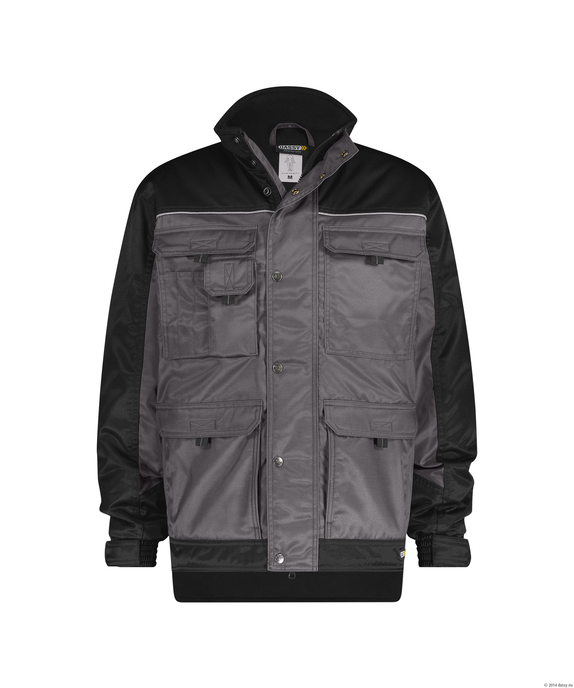 DASSY® Tignes 6471-zementgrau-schwarz XS DASSY® Tignes 6471-zementgrau-schwarz XS