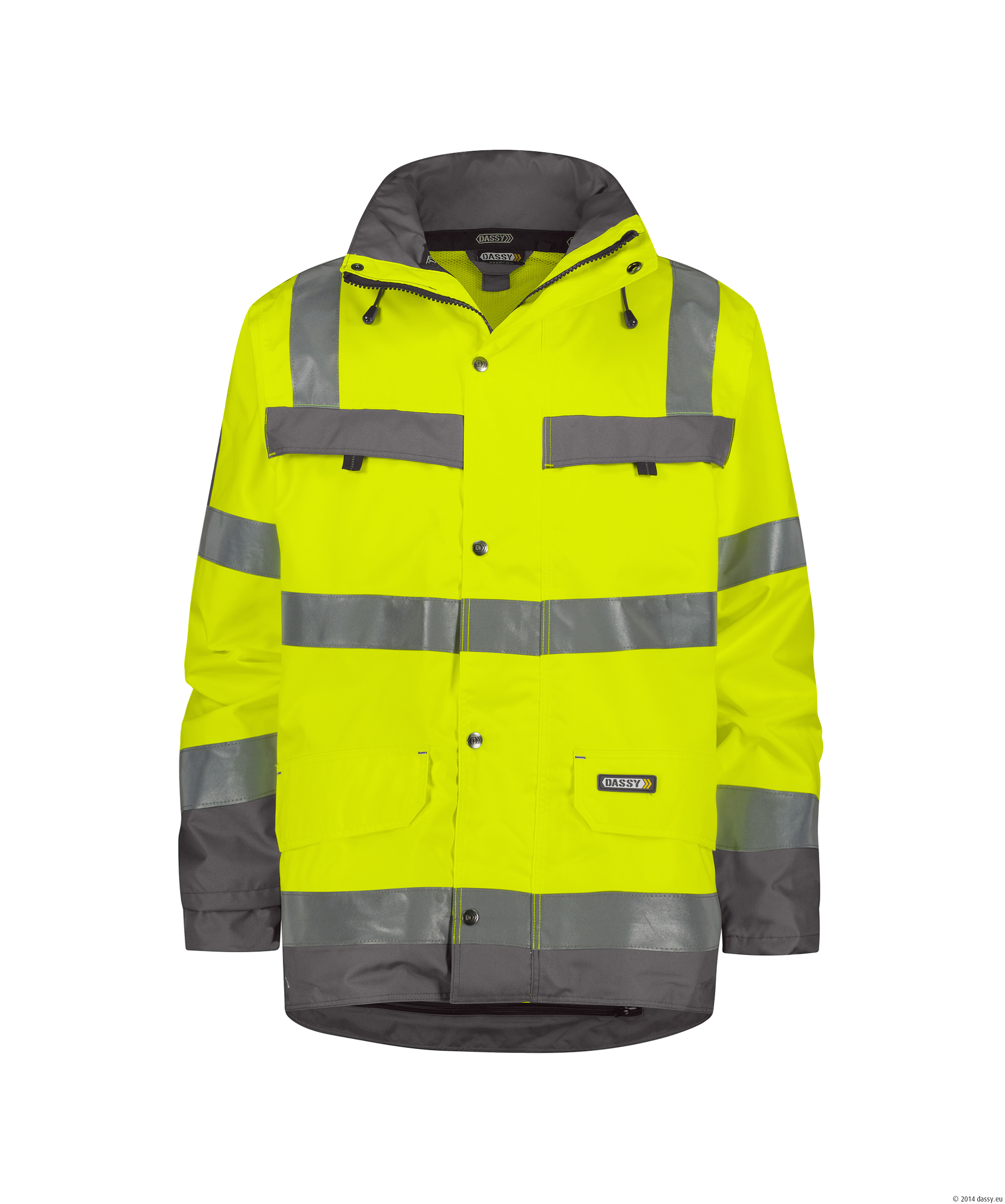 DASSY® Atlantis 6941-neongelb-zementgrau XS DASSY® Atlantis 6941-neongelb-zementgrau XS