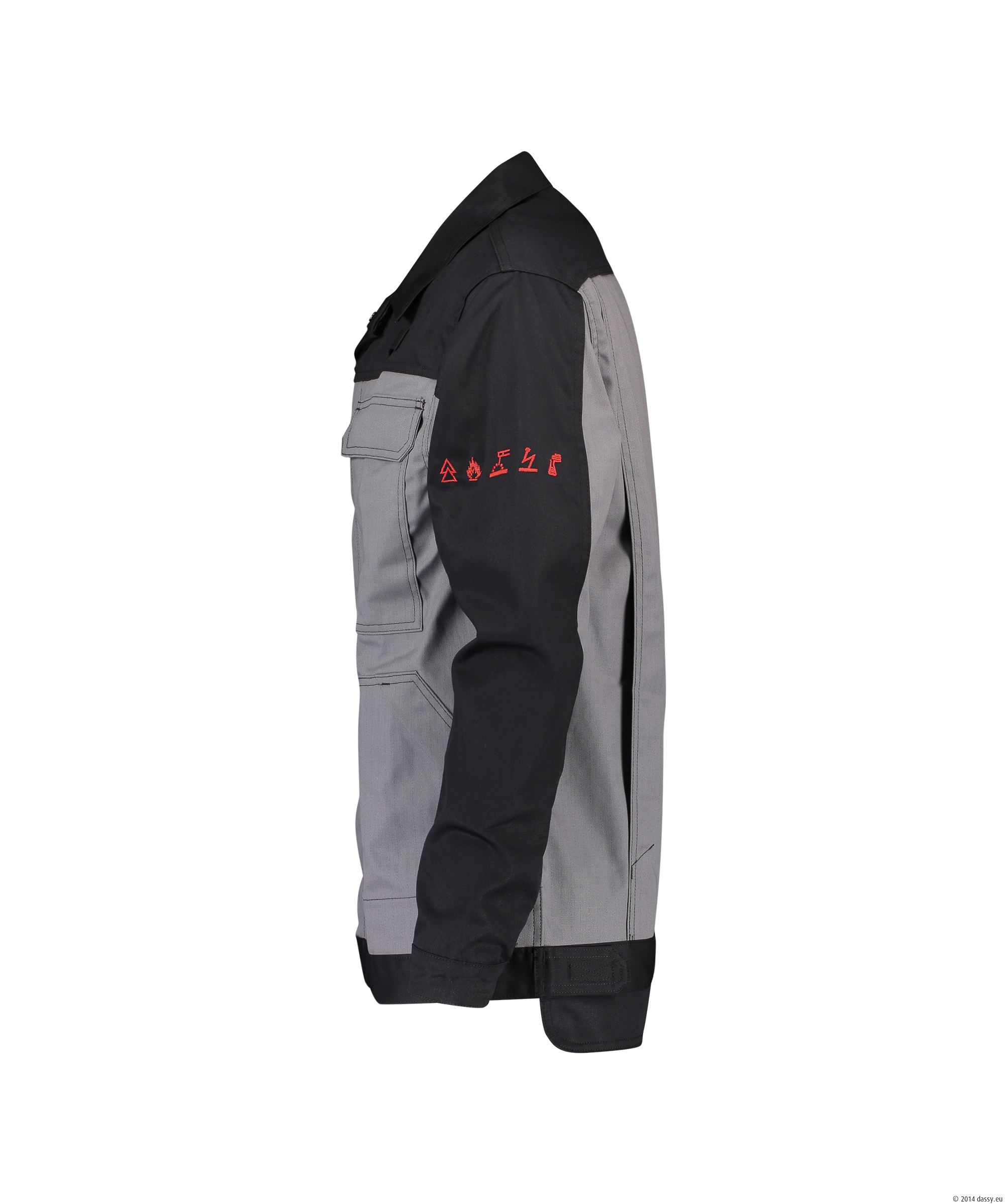 DASSY® Kiel 6474-grafitgrau-schwarz XS DASSY® Kiel 6474-grafitgrau-schwarz XS